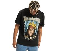 Mister Tee Herren Biggie Crown Oversize Tee T-Shirt, Black, L