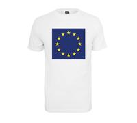 Mister Tee Herren Europe T-Shirt, White, XS