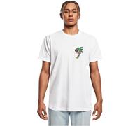 Mister Tee Herren Flamingo T-Shirt, White, XXL