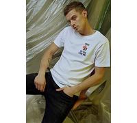 Mister Tee Herren Keke Love T-Shirt, White, XXL