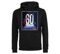 Mister Tee Herren NASA 60th Anniversary Hoody Kapuzenpullover, Black, XS
