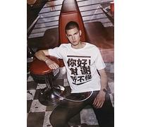 Mister Tee Herren NI Hao T-Shirt, White, M