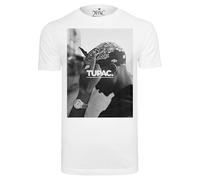 Mister Tee Herren T Shirt Kurzarm 2Pac F*ck The World, White, M, MT315-00220-0046