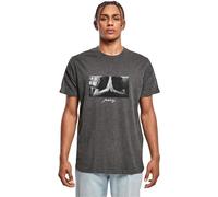 Mister Tee Herren T-Shirt Pray Tee, Grau (Charcoal), Gr. S