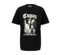 Mister Tee Herren Tupac MATW Sepia Oversize Tee T-Shirt, Black, M