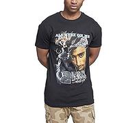 Mister Tee Herren Tupac Retro T-Shirt, Black, S