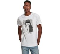 Mister Tee Herren und Jungen T-Shirt F#?KIT Tee, Männer Shirt mit Motiv Front-Print Fuck It, Weiß, Größe L
