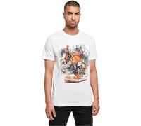 Mister Tee Herren Vintage Ballin Tee T-Shirt, White, XL