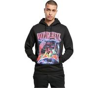 Mister Tee Herren Wonderful Hoody Kapuzenpullover, Black, XL