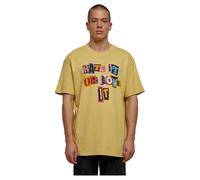 Mister Tee Hey It Or Love It Oversize Short Sleeve T-shirt Beige XL Men