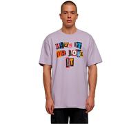 Mister Tee Hey It Or Love It Oversize Short Sleeve T-shirt Purple XL Men