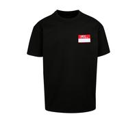 Mister Tee Hey My Name Is Oversize Tee T-Shirt Upscale Cotton Jersey Print