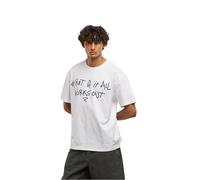 Mister Tee It All Works Out Wording Oversized Short Sleeve T-shirt