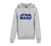 Mister Tee Star Wars Blue Logo Hoodie Grey 158-164 cm Boy