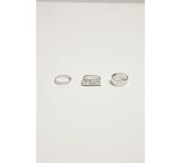 Kit 3 rings Mister Tee Argenté L/XL