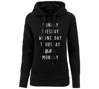 Mister Tee Ladies Blink Hoodie Pullover Print Lettering Sweater