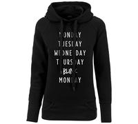 Mister Tee Ladies Blink Hoodie Pullover Print Lettering Sweater