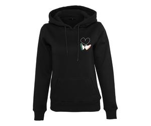 Mister Tee Ladies Kicks Love EMB Hoody Pullover Hooded Sweater Top Woman Basic