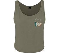 Mister Tee Ladies Kicks Love EMB Tank Top Heart Shoes Print Women