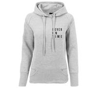 Mister Tee Ladies Never on Time Hoody Pullover Logo Women Basic New