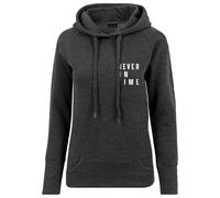 Mister Tee Ladies Never on Time Hoody Pullover Logo Women Basic New