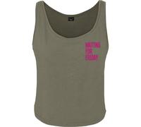 Mister Tee Ladies Waiting for Friday Box Tank T-Shirt Top