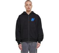 Mister Tee Le Papillon Heavy Oversize Full Zip Sweatshirt Black M Men