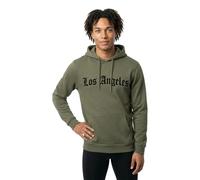 Sweat hooded Mister Tee Los Angeles Wording Vert S