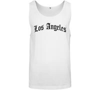 Mister Tee Los Angeles Wording Tank Top Shirt Sport Shirt Ärmellos City Amerika