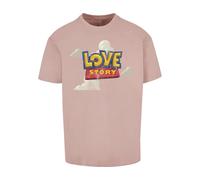 Mister Tee Love Story Heavy Oversize T-shirt Pink