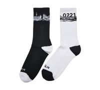 Mister Tee Major City 0221 Socks 2-Pack Cologne Pattern Skyline 35-50