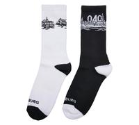 Mister Tee Major City 040 Socks 2-Pack Socks Skyline 35- 50 Hamburg City Party