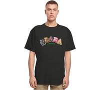 Mister Tee Male Collarless T-Shirt, Black, L, Black, L