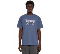 MT Upscale Men's Mt3019-fu Heavy Oversize Tee T-Shirt, Vintage Blue, XL