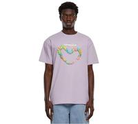 MT Upscale Men's Mt3012-sweet Treats Heavy Oversize Tee T-Shirt, Fliederfarben, M