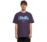 Mister Tee Male Collarless T-Shirt, Purple, XL, purplenight, XL
