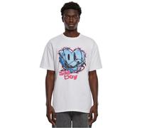 MT Upscale Men's Mt3008-sad Boy Heavy Oversize Tee T-Shirt, White, S
