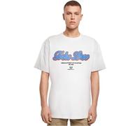 Mister Tee Male Collarless T-Shirt, White, XL, White, XL