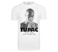 Mister Tee Men's T-shirt 2Pac Prayer Short Sleeve White 2XL