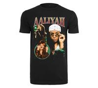 Mister Tee Men's Aaliyah Retro Oversize Tee T Shirt, Black, S UK