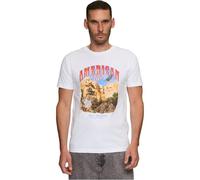 Mister Tee Men's American Life Mount Roushmore Tee T-Shirt, White, XXL