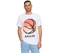 Mister Tee Men's Ball Tee T-Shirt, White, S