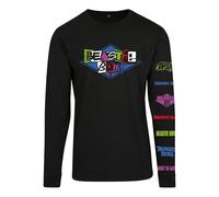 Mister Tee Men's Beastie Boys Logo Longsleeve T-Shirt, Black, S