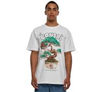 Mister Tee Men's Bonsai Heavy Oversize Tee T-Shirt, White, L