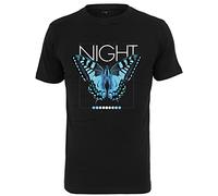 Mister Tee Men's Butterfly Night Tee T-Shirt, Black, S