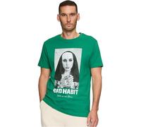 Mister Tee Men's Bad Habit Tee T-Shirt, 100% Cotton, Forest Green, L