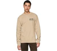 Mister Tee Men's Cash Only Crewneck Sweatshirt, Darksand, S
