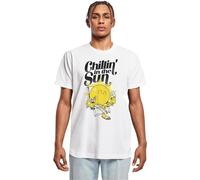 Mister Tee Men's Mt2807-Chillin' The Sun Tee T-Shirts, White, S