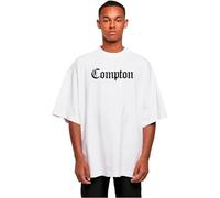 Mister Tee Men's Mt10157-compton Huge Tee T-Shirt, White, L