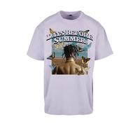 Mister Tee Men's Days Before Summer Oversize Tee T-Shirt, Fliederfarben, XL